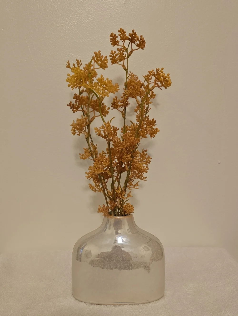 NWT Fall Florals In Opalescent Style Vase